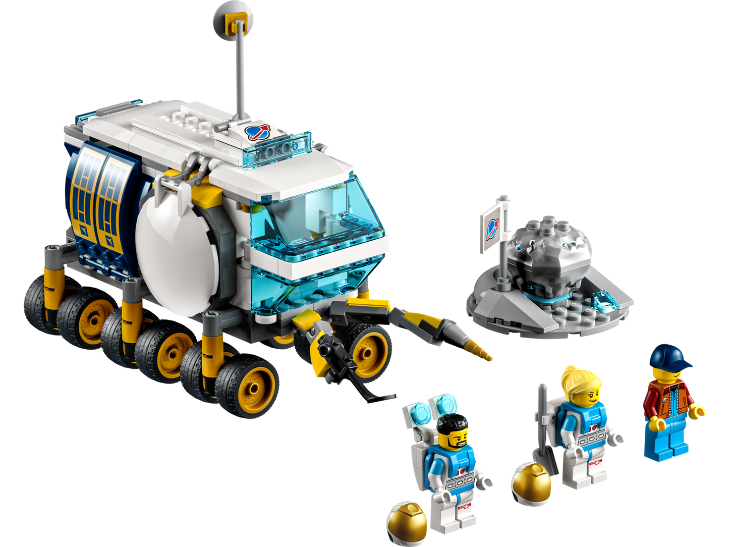 LEGO CITY 60348 - Vehicul de recunoastere selenara