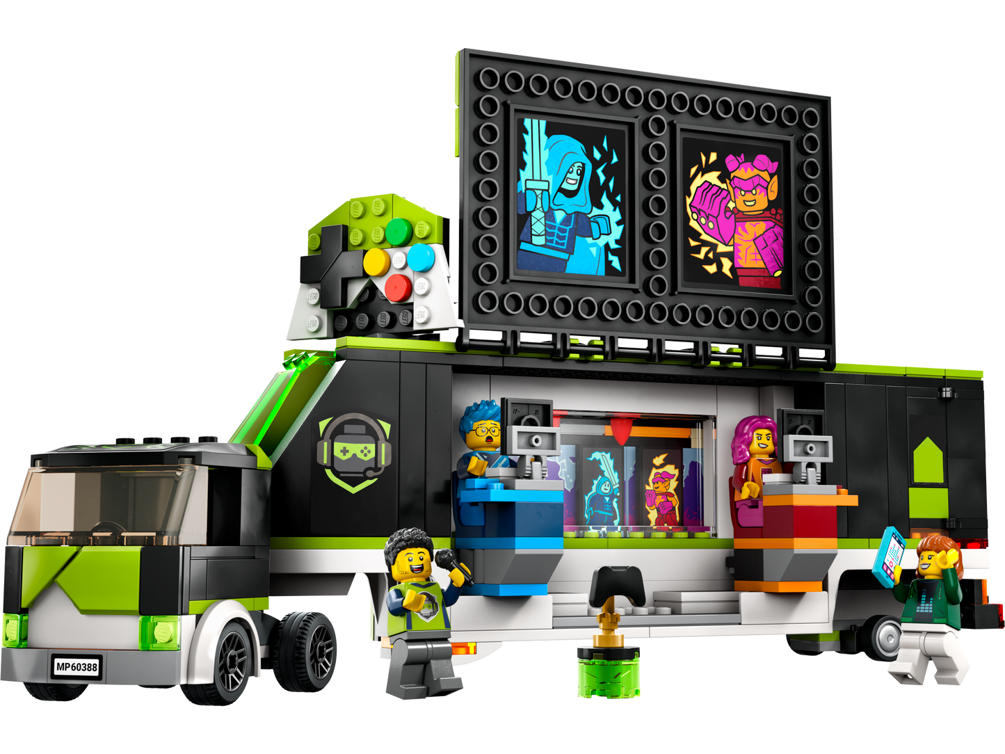 LEGO City 60388 - Camion pentru turneul de gaming (344 piese)