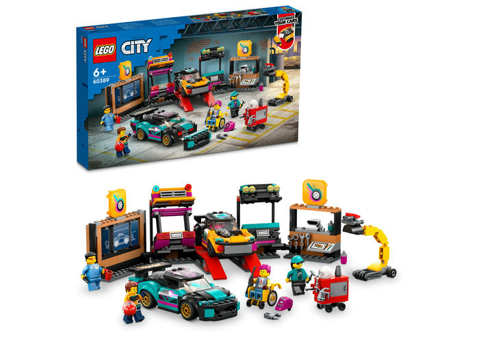 LEGO CITY 60389 - Service pentru personalizarea masinilor