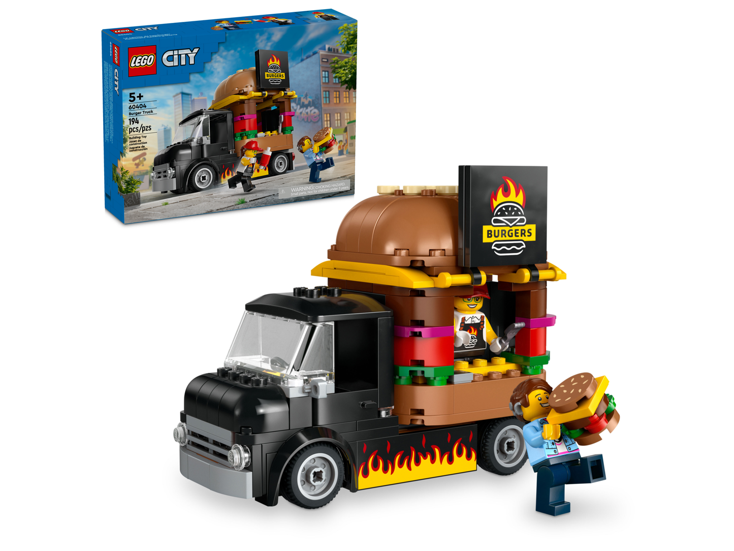 LEGO City 60404 - Toneta de burgeri (194 piese)