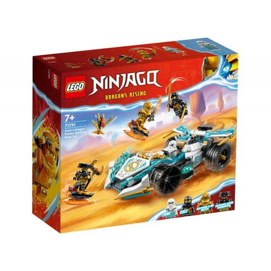 LEGO Ninjago 71791 - Masina de curse Spinjitzu a lui Zane cu puterea dragonului (307 piese)