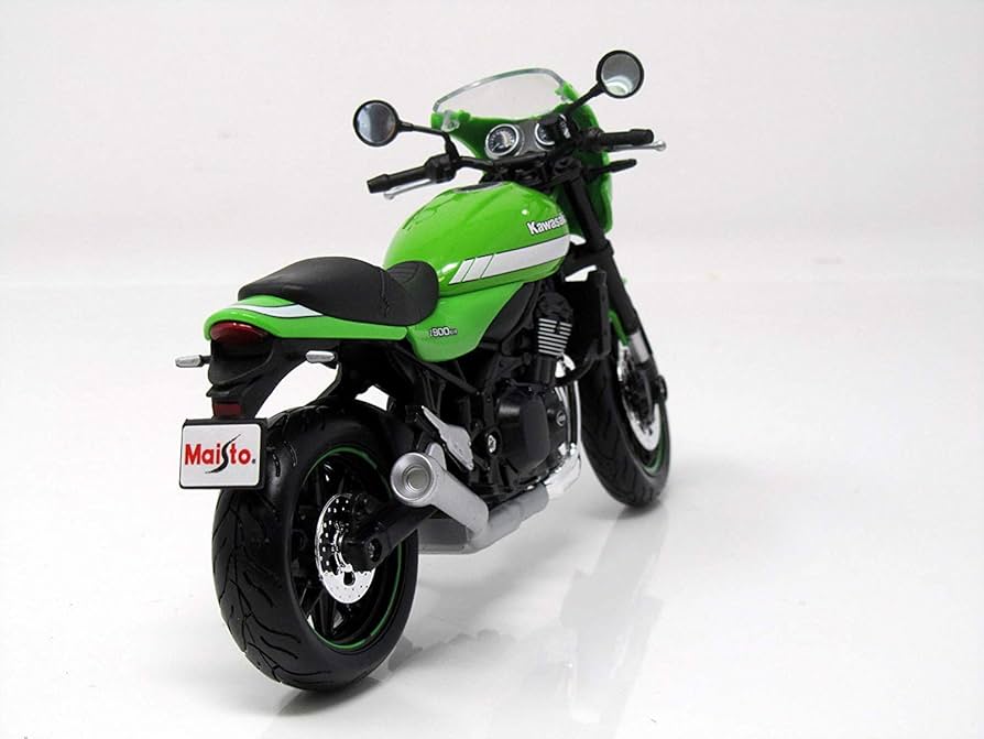 Motocicleta Kawasaki Z900Rs Cafe Verde - 1/12 Maisto