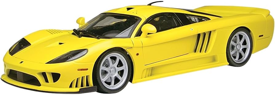 Saleen S7 Twin Turbo galben - 1/12 Motormax