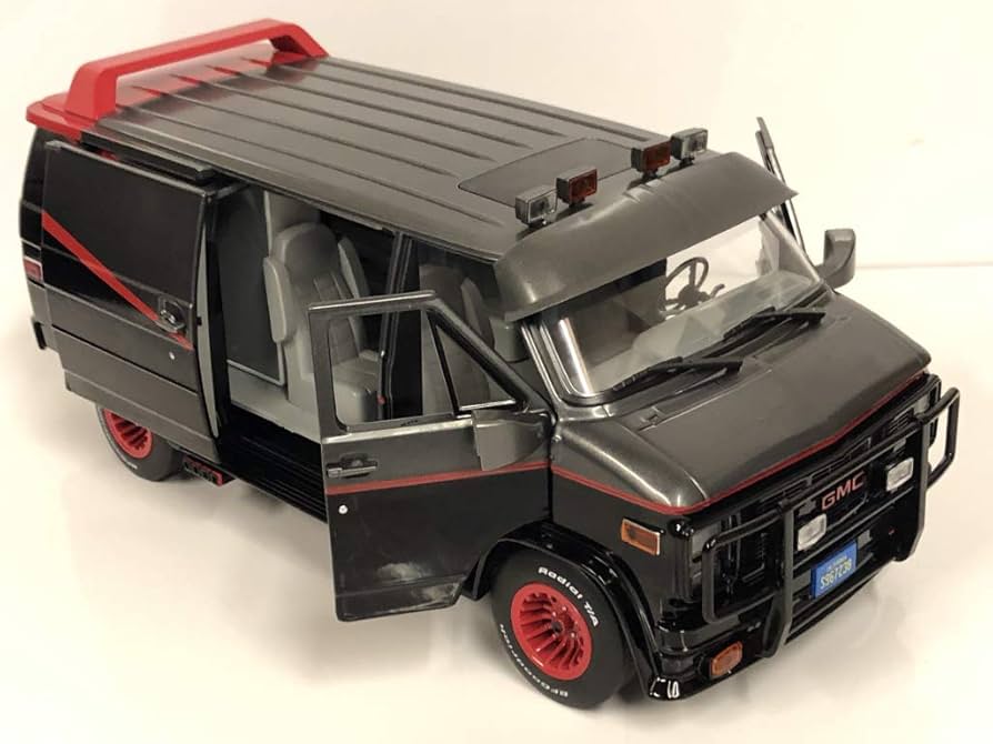 GMC Vandura year 1983 TV series The A-Team - 1/18 Greenlight