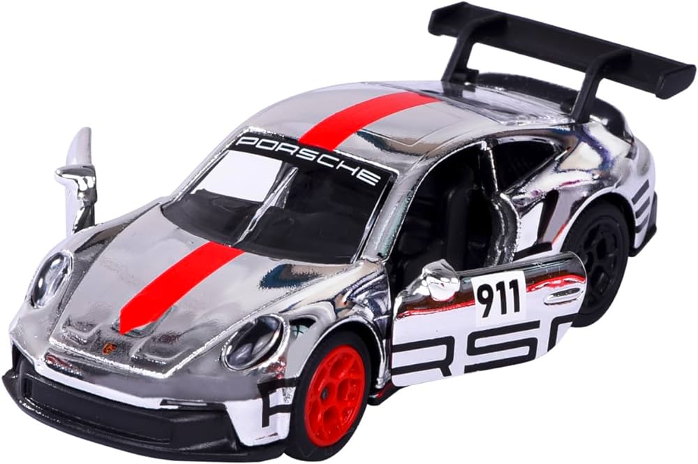 Masinuta Porsche 911 GT3 Cup + cutie depozitare - 1/64 Majorette