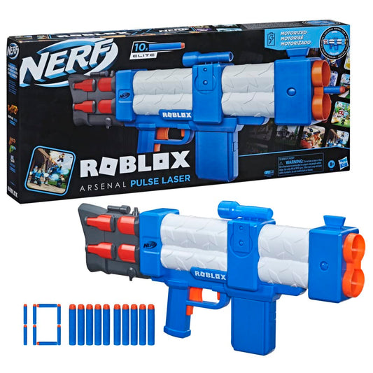 Blaster Nerf Roblox - Arsenal Pulse Laser cu 10 proiectile