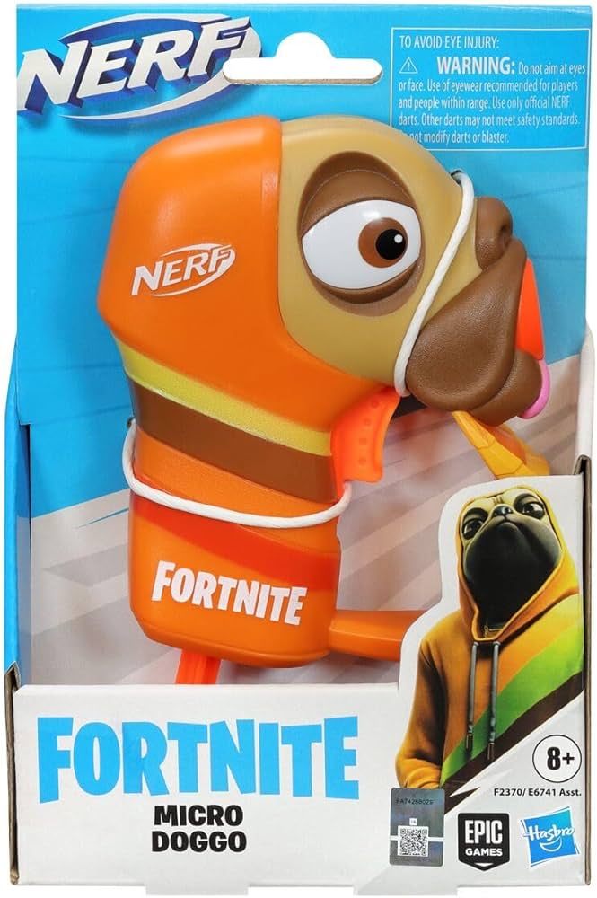 Pistol Nerf Fortnite Microshots Ts - Doggo cu 2 gloante