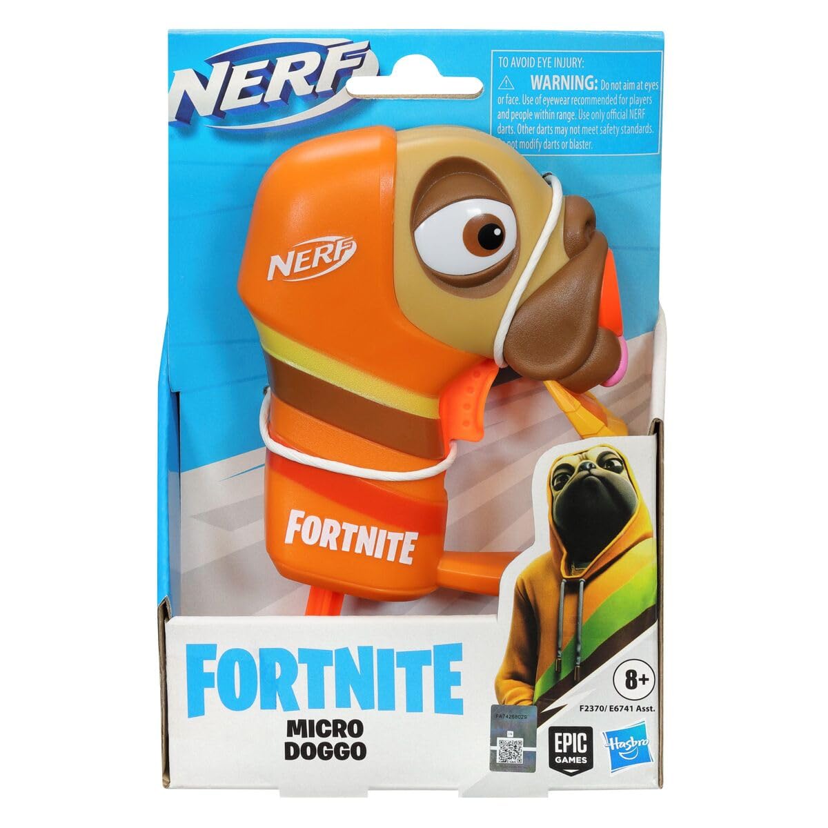 Pistol Nerf Fortnite Microshots Ts - Doggo cu 2 gloante