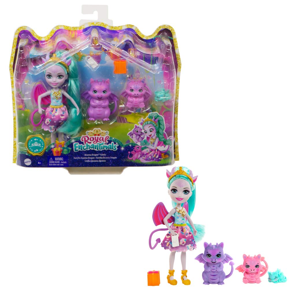 Set de joaca Royal Enchantimals - Familia Dragonilor