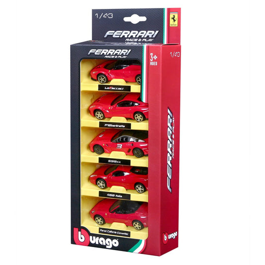 Set 5 masinute Ferrari - 1/43 Bburago