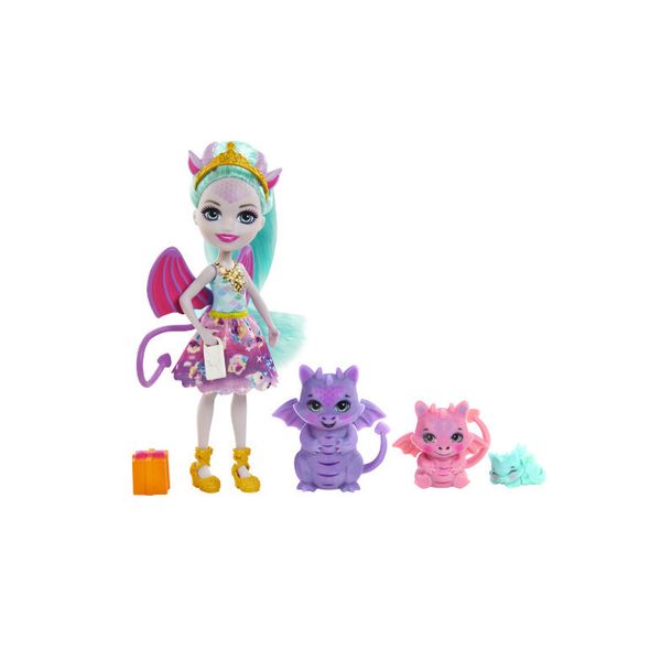 Set de joaca Royal Enchantimals - Familia Dragonilor