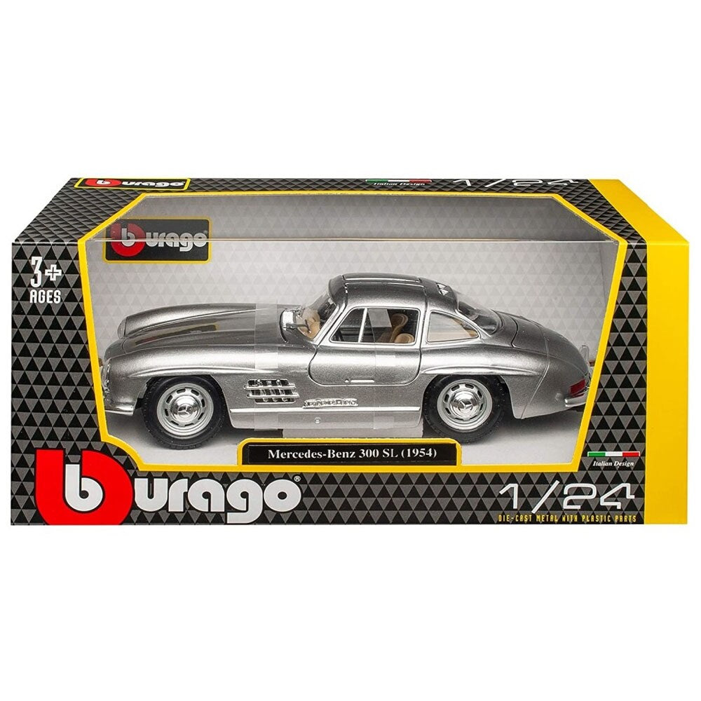 Mercedes-Benz 300 SL (1954) argintiu - 1/24 Bburago