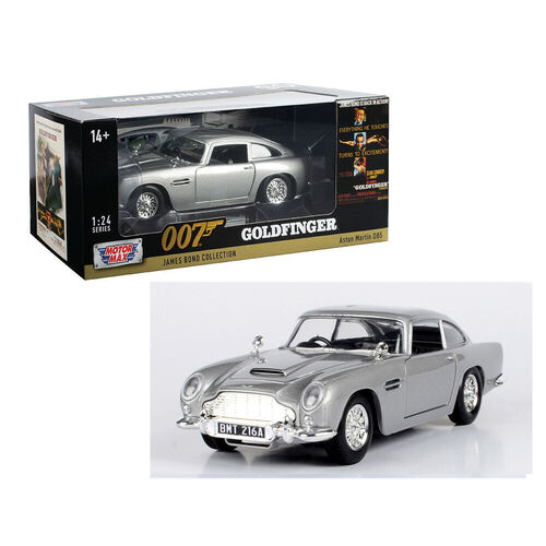 Aston Martin DB5 James Bond 007 "GOLDFINGER" - 1/24 Motormax