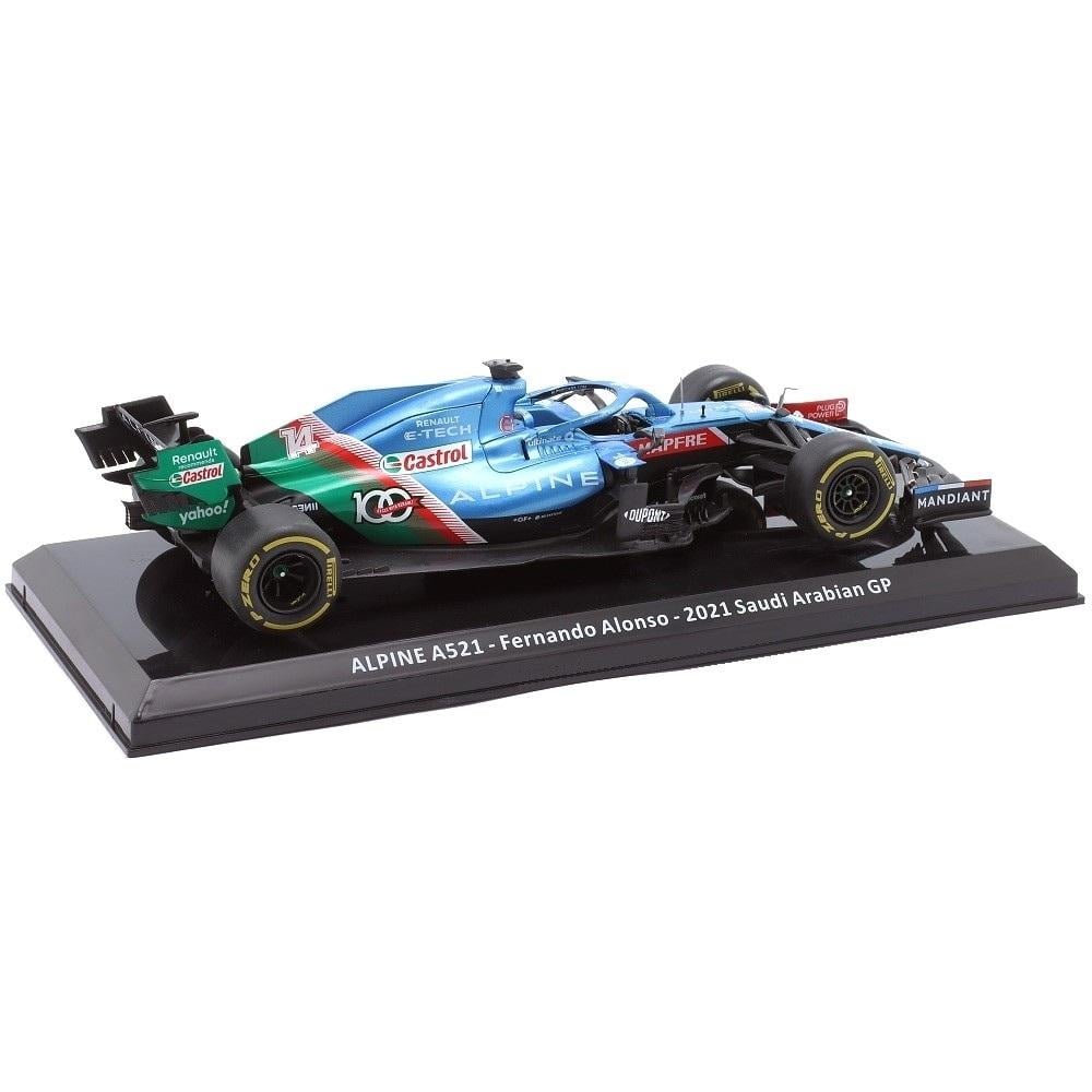 Formula 1 Alpine A521 Fernando Alonso 2021 Saudi Arabian GP 1/24 Premium Collectibles