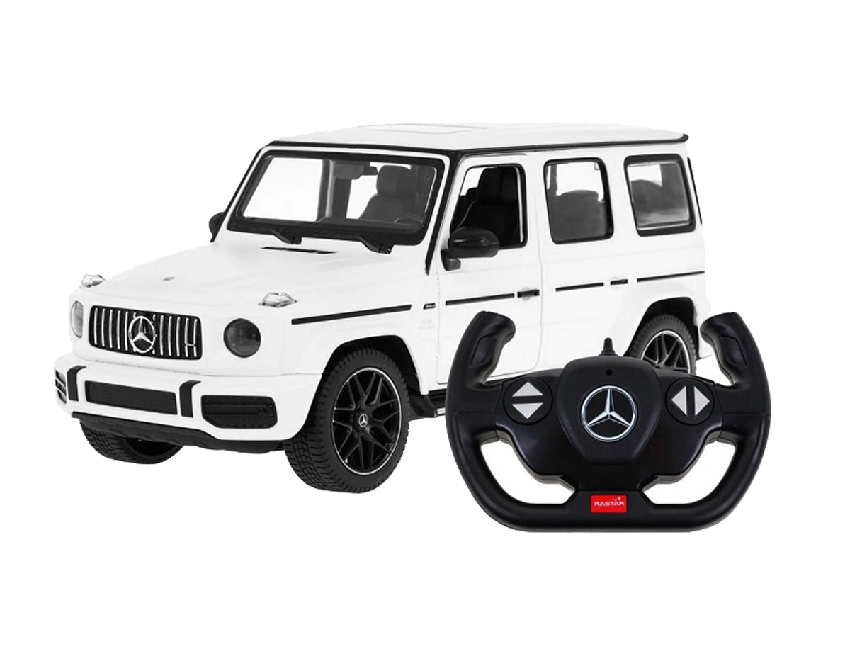 Mercedes AMG G63 (alb) cu telecomanda - 1/14 Rastar