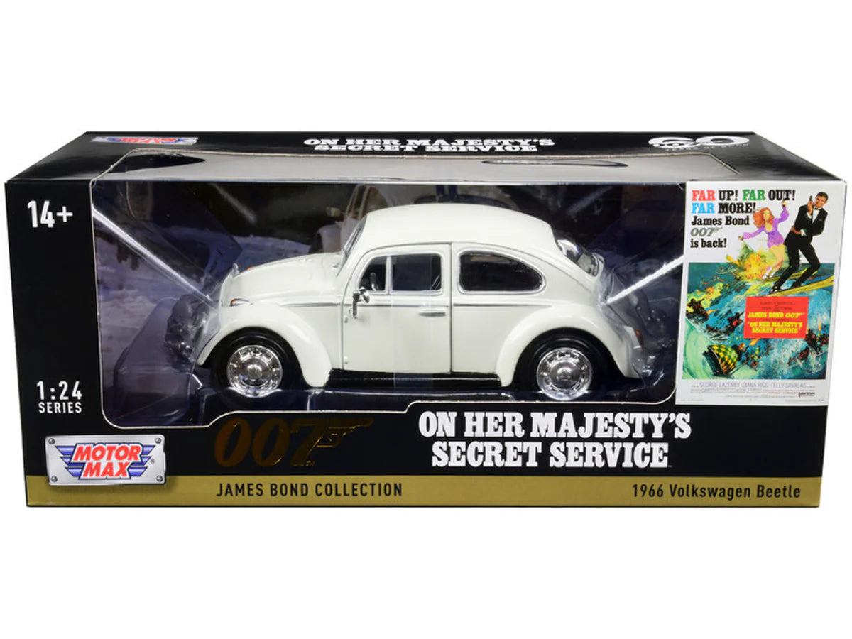 Volkswagen Beetle 1966 James Bond Collection - 1/24 Motormax