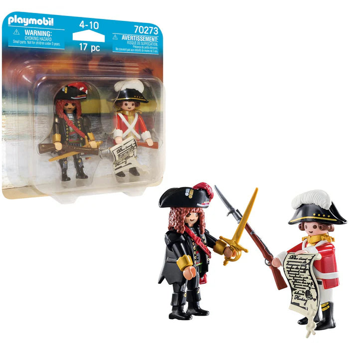 Playmobil Pirates 70273 - Pirat si soldat