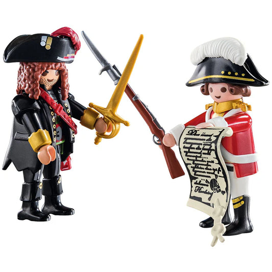 Playmobil Pirates 70273 - Pirat si soldat