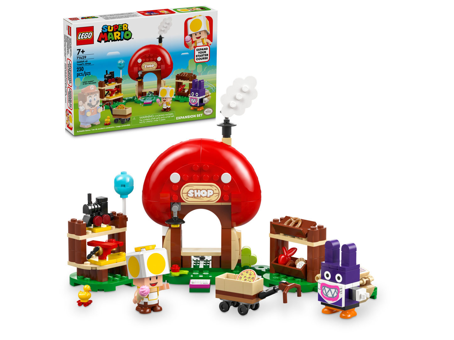 LEGO SUPER MARIO 71429 - Set de extindere,Nabbit la magazinul lui Toad ( 230 piese )