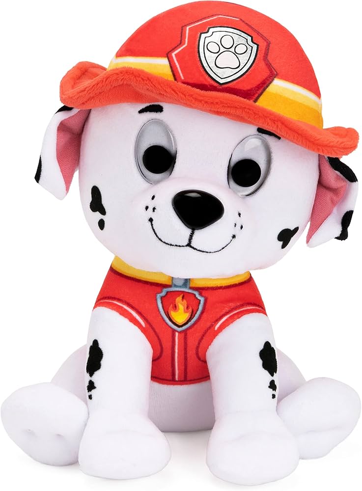 Figurina de plus Paw Patrol - Marshall 15 cm