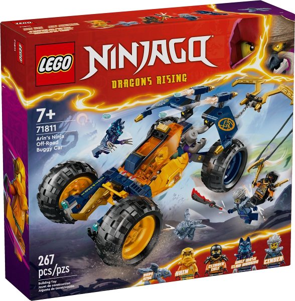 LEGO NINJAGO 71811 - Vehiculul de teren ninja al lui Arin (267 piese)