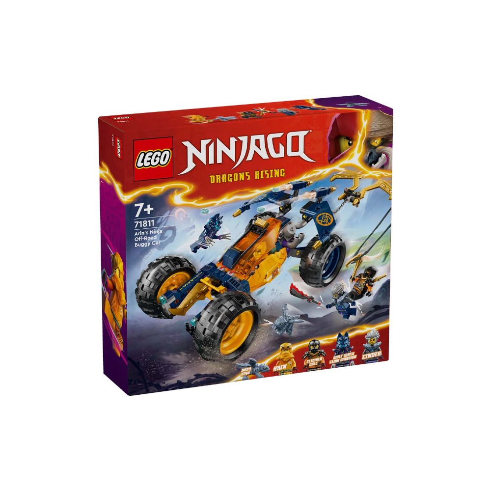 LEGO NINJAGO 71811 - Vehiculul de teren ninja al lui Arin (267 piese)