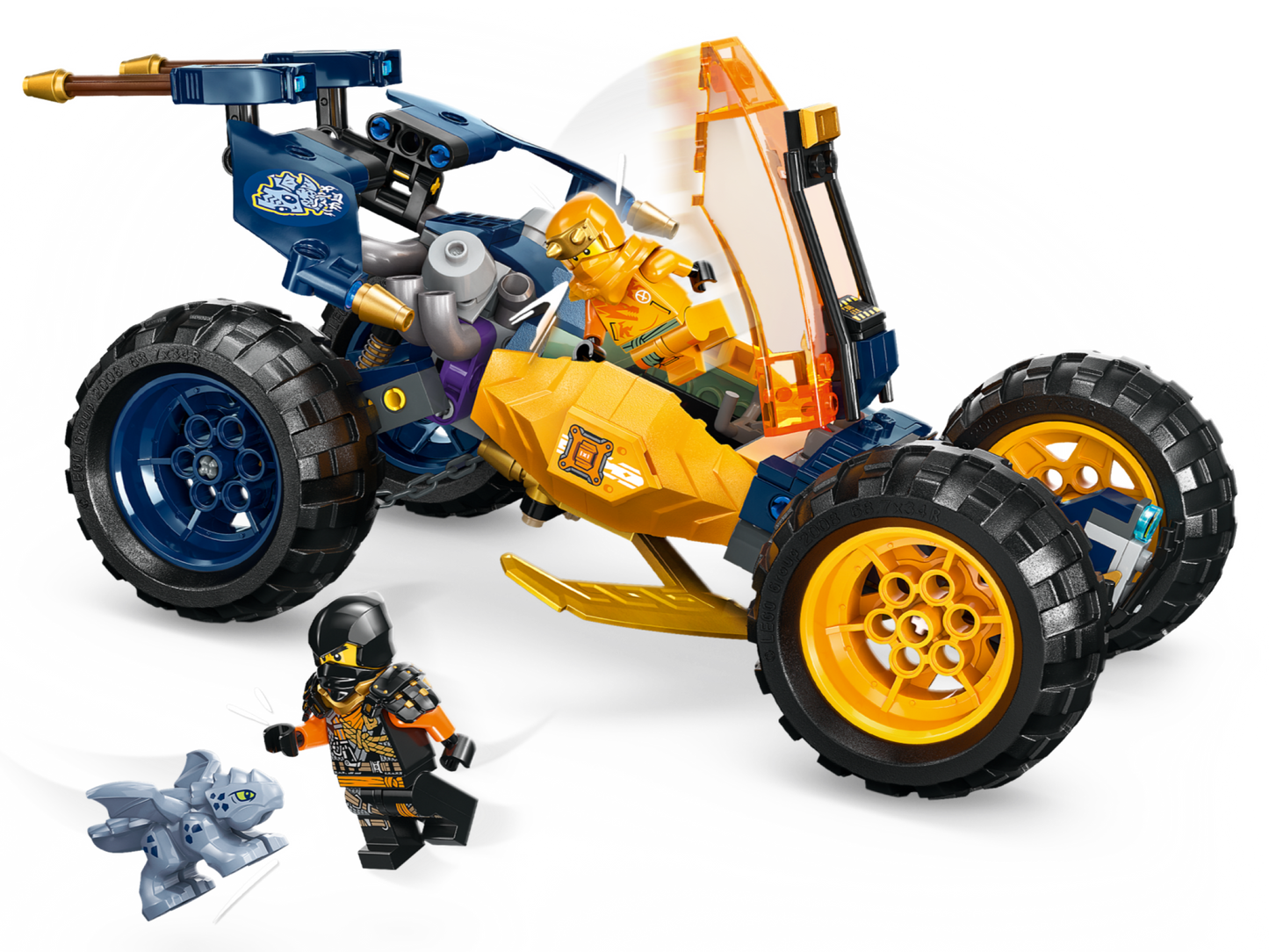 LEGO NINJAGO 71811 - Vehiculul de teren ninja al lui Arin (267 piese)