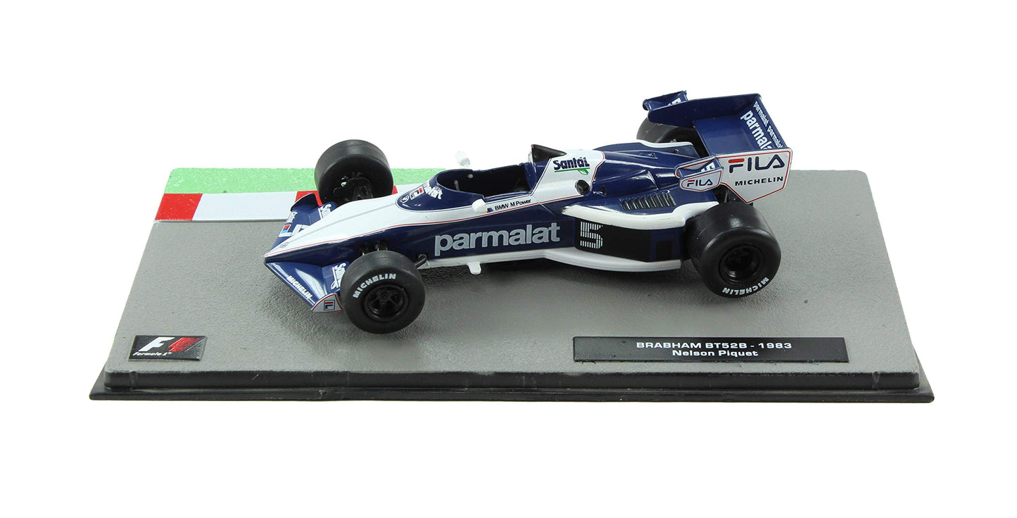 Formula 1 Brabham BT52B - 1983 Nelson Piquet cu vitrina plexiglass - 1/43 Altaya