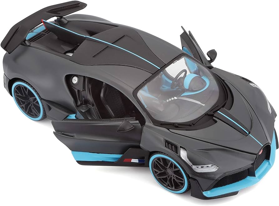 Bugatti Divo gri cu bleu - 1/24 Maisto