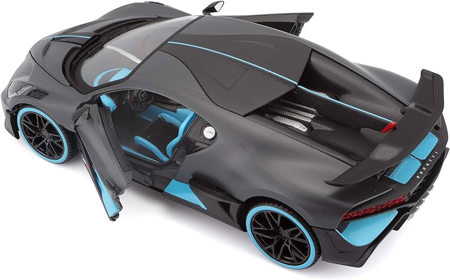 Bugatti Divo gri cu bleu - 1/24 Maisto