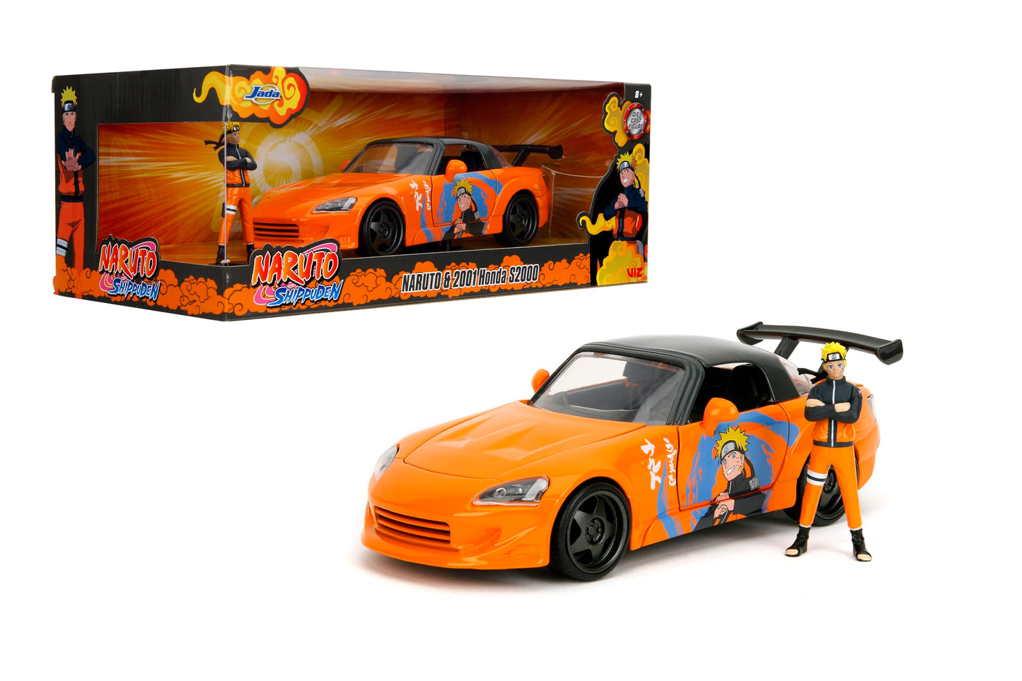 Honda S2000 si figurina Naruto - 1/24 Jada