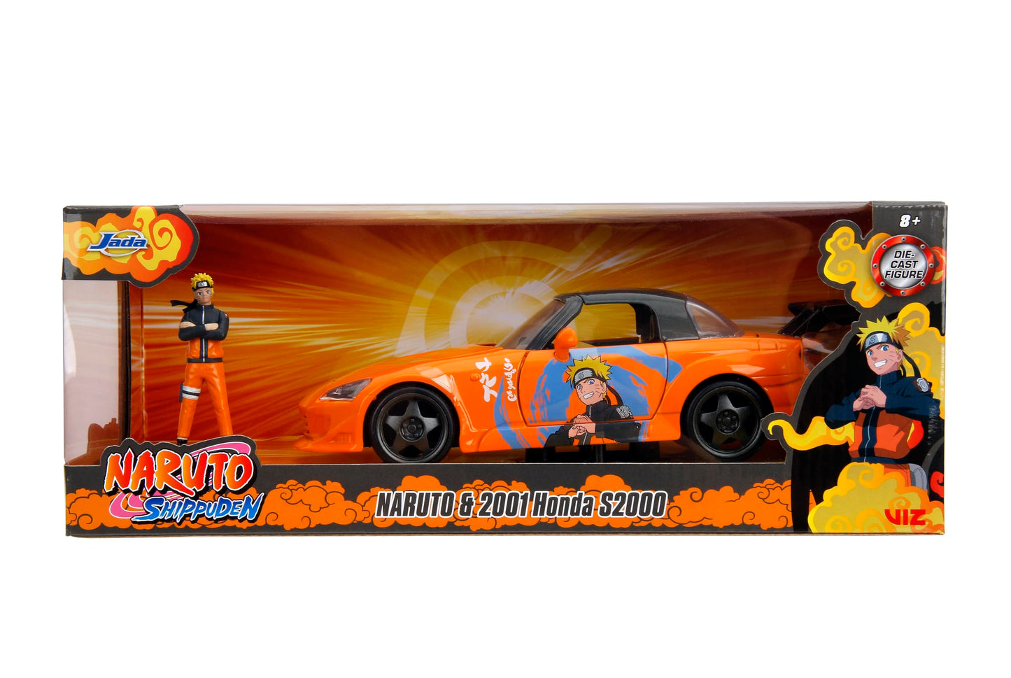 Honda S2000 si figurina Naruto - 1/24 Jada