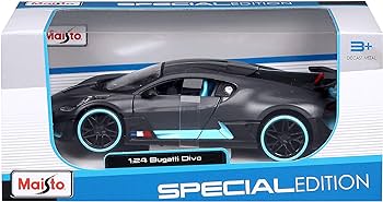 Bugatti Divo gri cu bleu - 1/24 Maisto