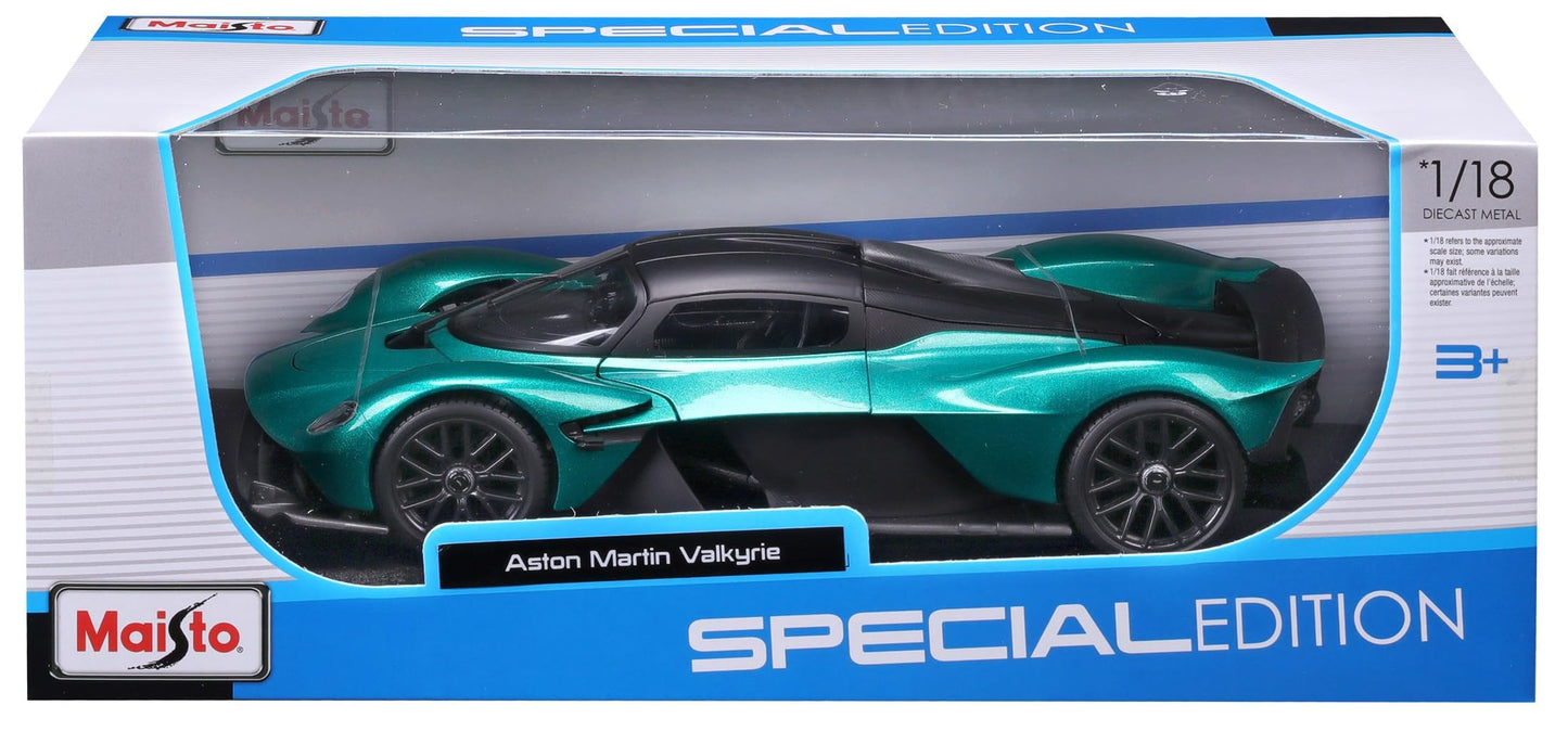 Aston Martin Valkyrie (verde) - 1/18 Maisto