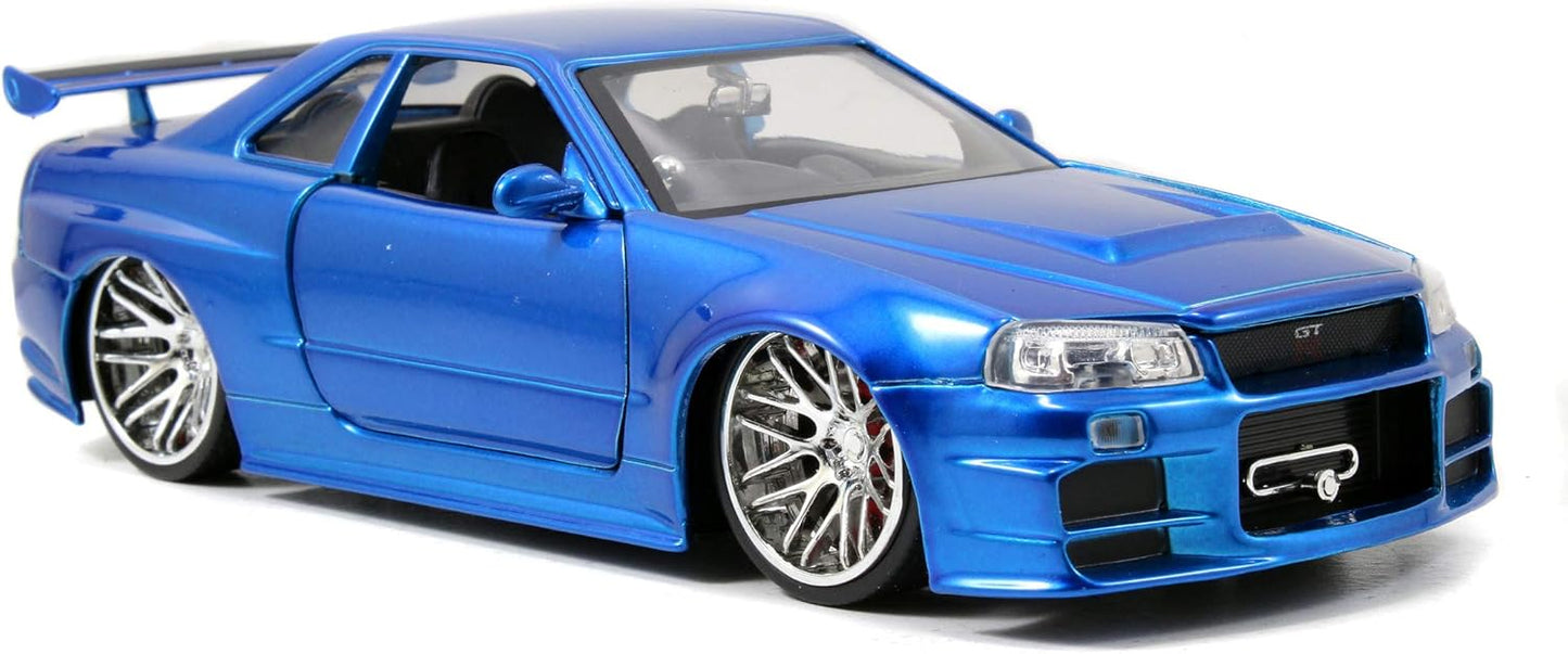 Nissan Skyline GT-R  albastru- 1/24 Jada