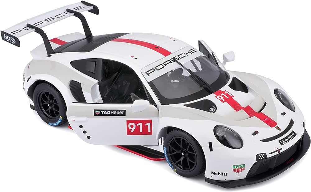 Porsche 911 RSR ( alb ) - 1/24 Bburago