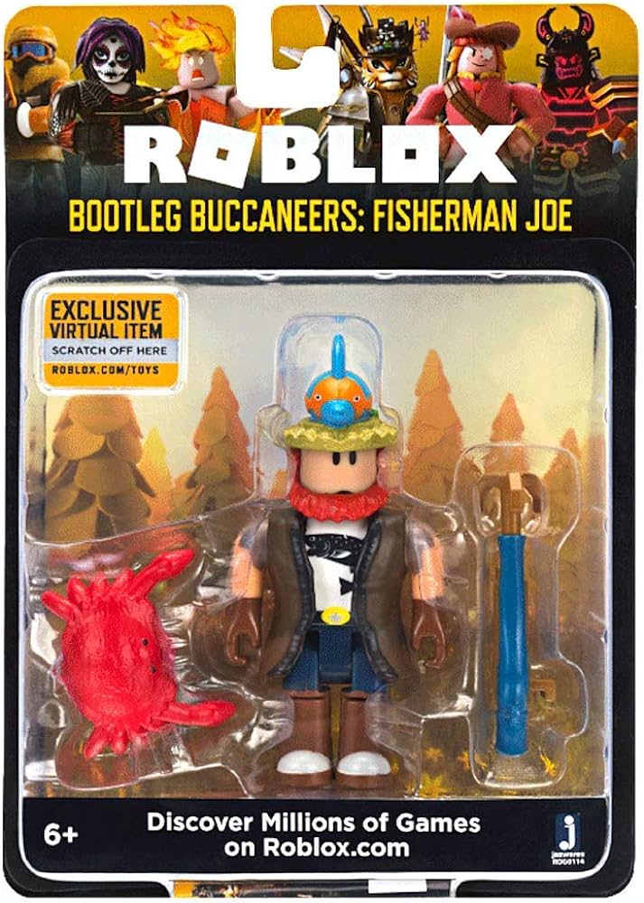 Figurina Roblox Celebrity 8 cm -  Bootleg Buccaneers Fisherman Joe