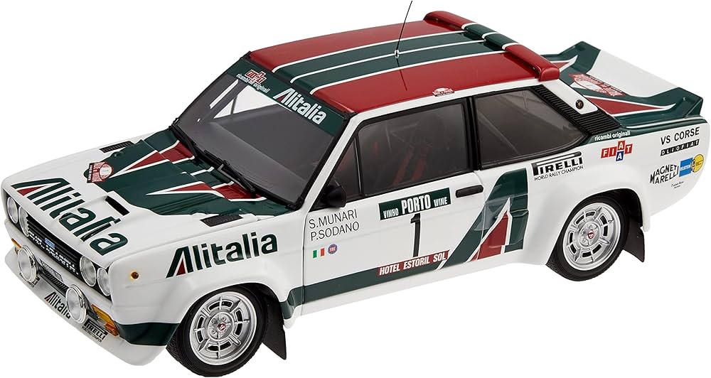 Fiat 131 Abarth 1978 Portugal Rally #1 - 1/18 Kyosho