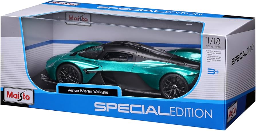 Aston Martin Valkyrie (verde) - 1/18 Maisto