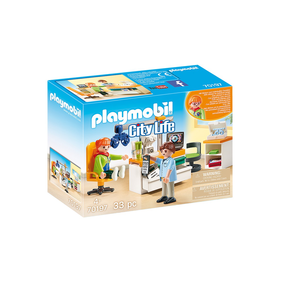 Playmobil 70197 City Life Hospital - Oftalmolog