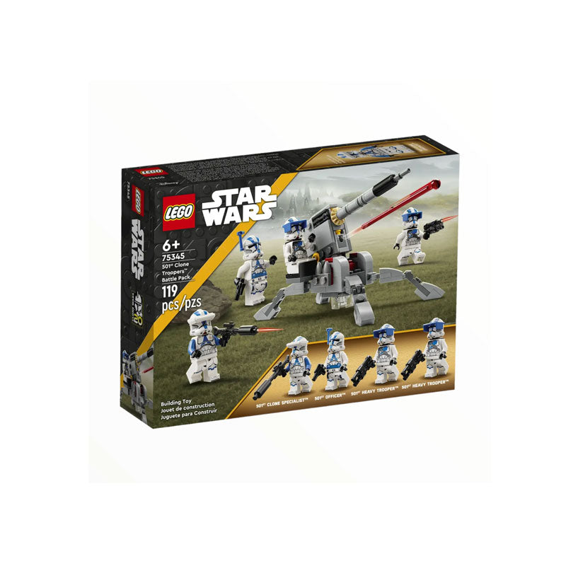 LEGO Star Wars 75345 - Pachet de lupta Clone Troopers divizia 501  (119 piese)