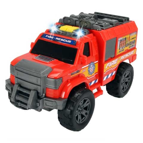 Masinuta de pompieri Dickie Toys Fire Rescue 21cm cu lumini si sunete - motorizat