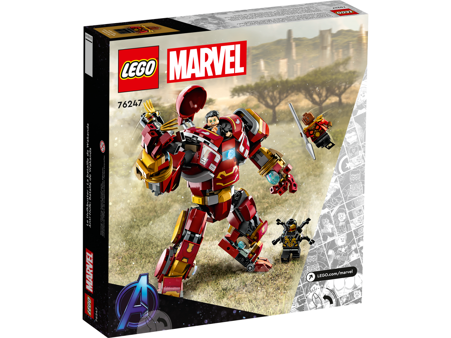 LEGO Marvel 76247  Hulkbuster - Batalia din Wakanda (385 piese)