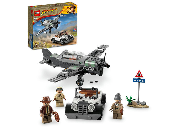 LEGO INDIANA JONES 77012 - Urmarire cu avionul de vanatoare