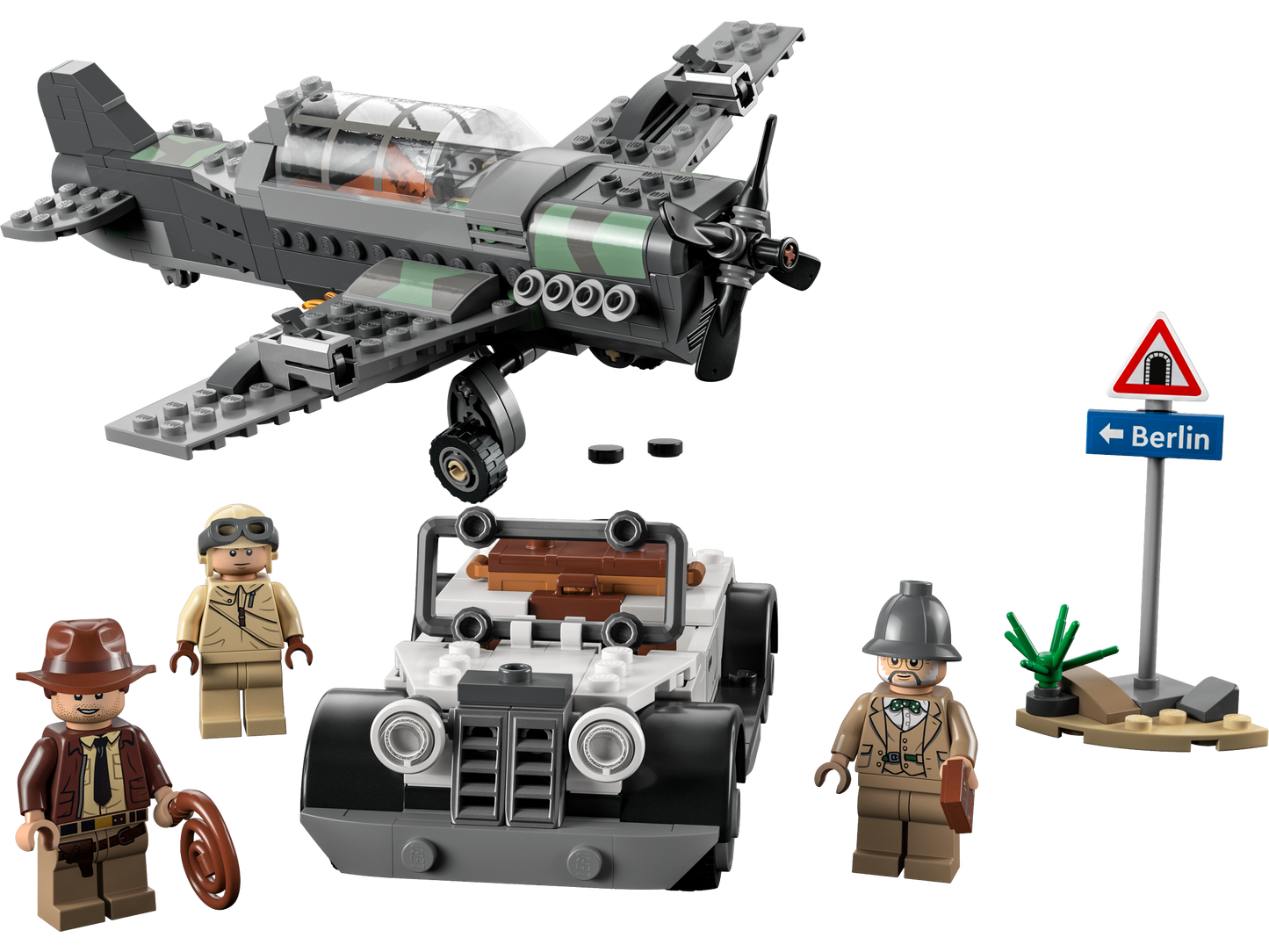 LEGO INDIANA JONES 77012 - Urmarire cu avionul de vanatoare