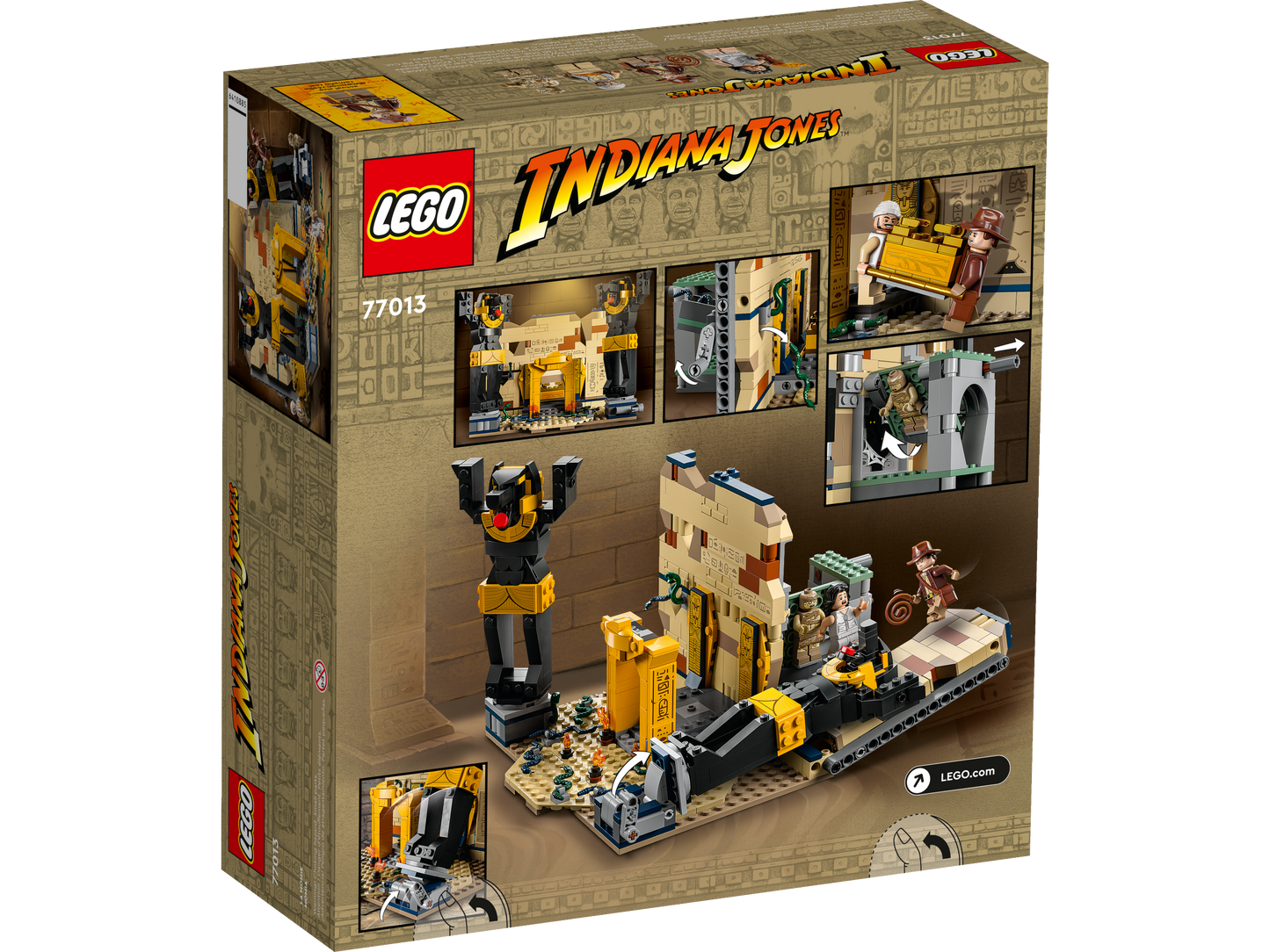 LEGO INDIANA JONES 77013 - Evadare din Mormantul pierdut ( 600 piese )