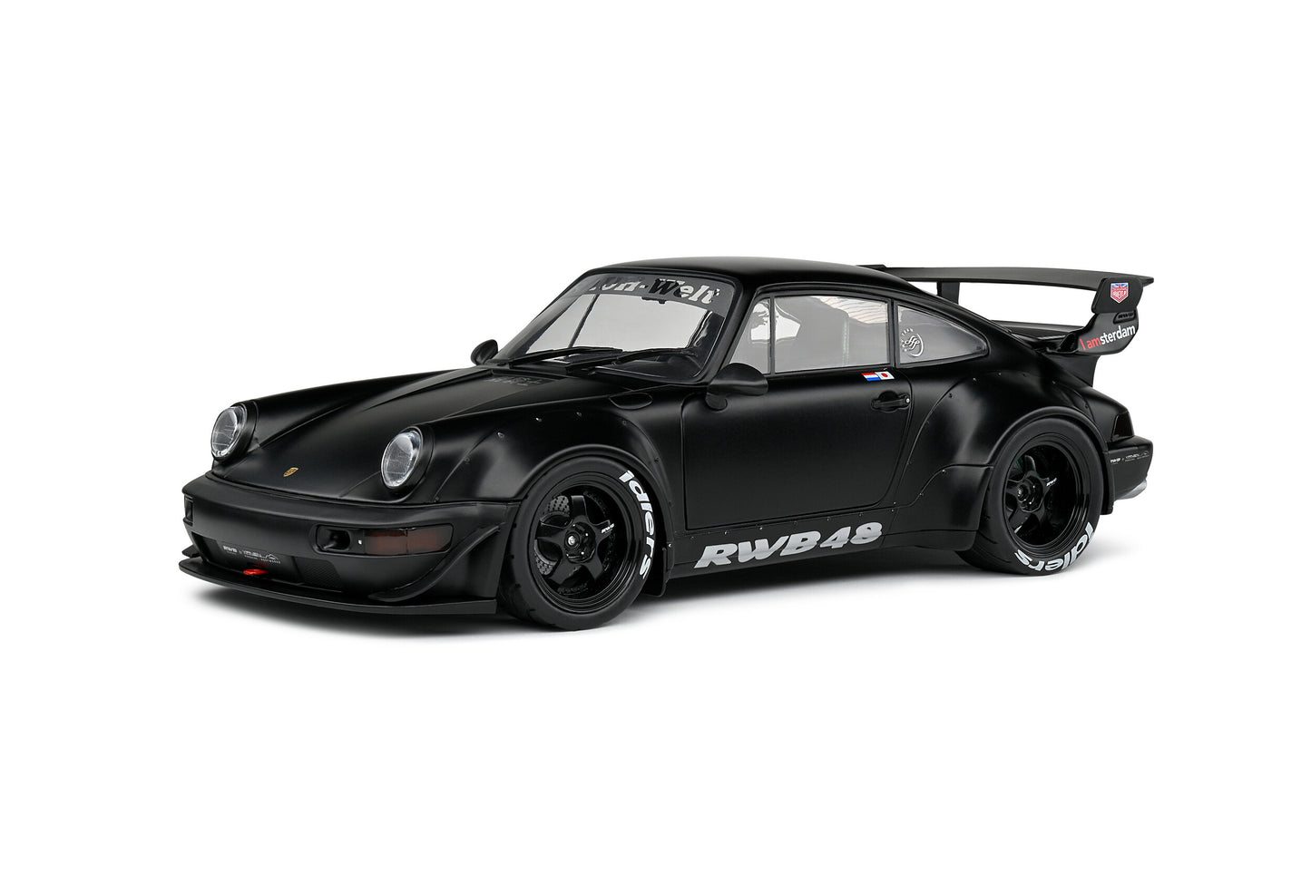 Porsche RWB Darth Vader 2022 negru mat - 1/18 Solido