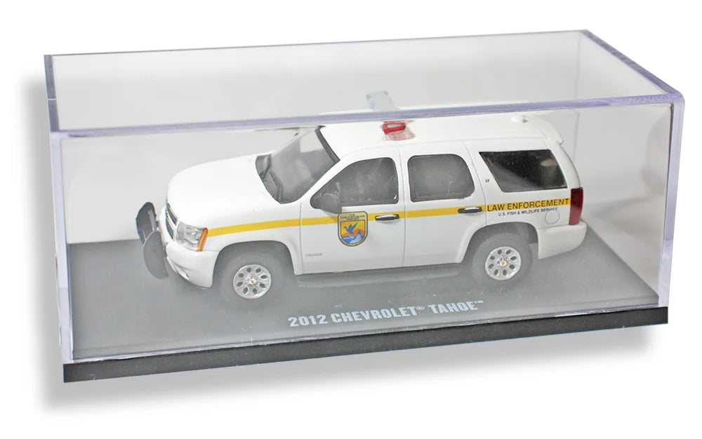 Chevrolet Tahoe 2012 cu vitrina plexiglass - 1/43 Greenlight