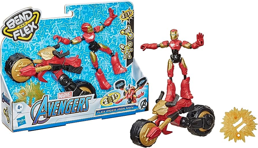 SET Bend and Flex Avengers - Flex Rider Iron Man