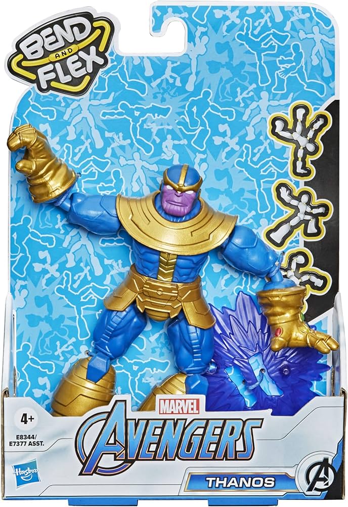 Figurina Thanos 15cm Bend and Flex - Hasbro